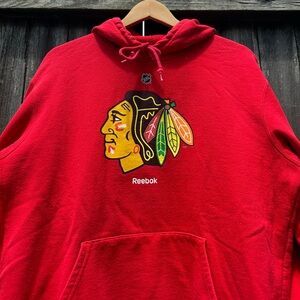 Indians Reebok red hoodie